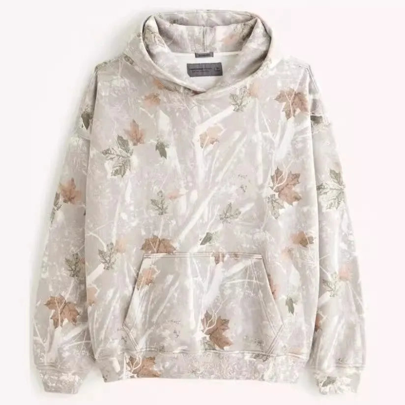 AspenFrost Oversized Camo Hoodie