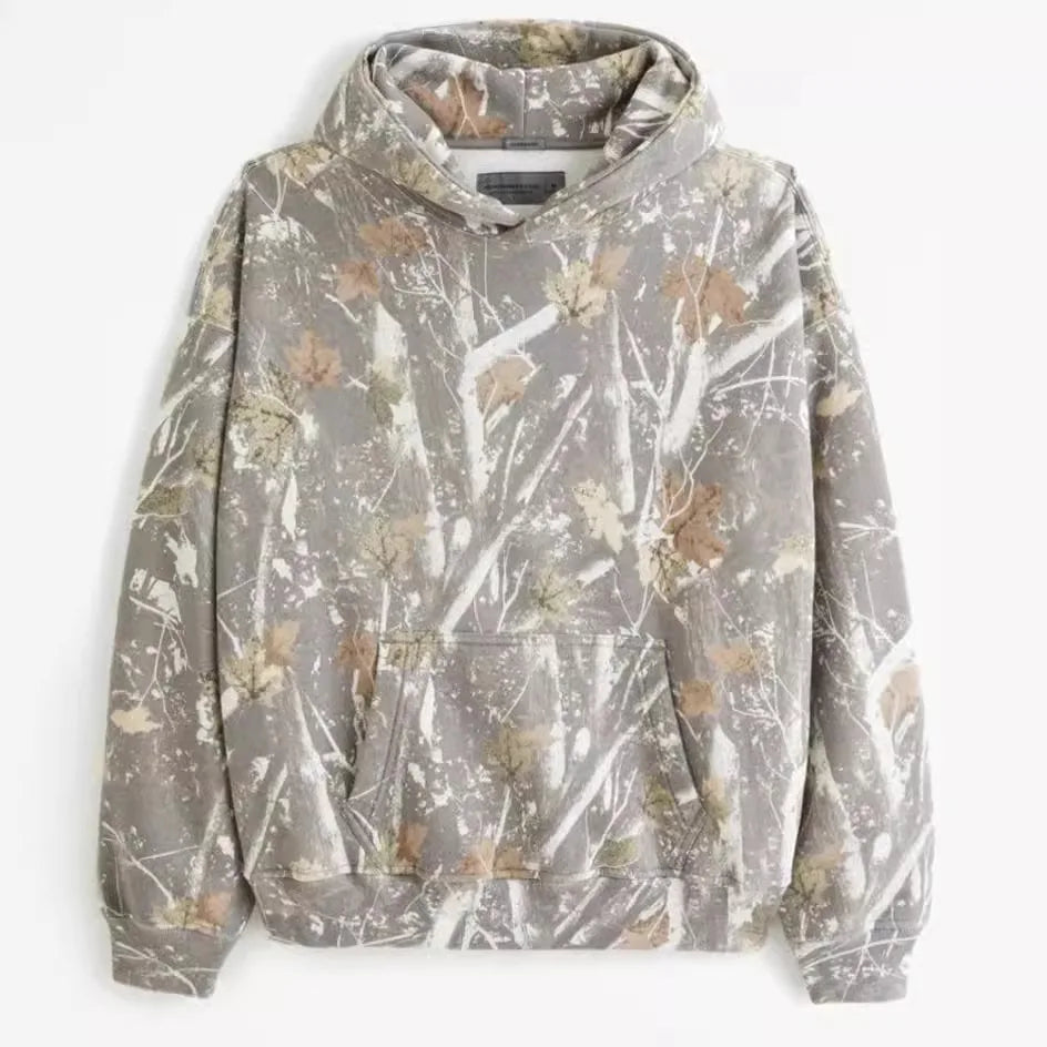 AspenFrost Oversized Camo Hoodie