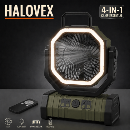 Halovex 4-in-1 Camping Fan